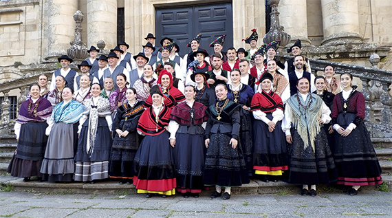 Agrupación Folclórica Colexiata do Sar: Xornadas de Folclore Galego de Santiago de Compostela
